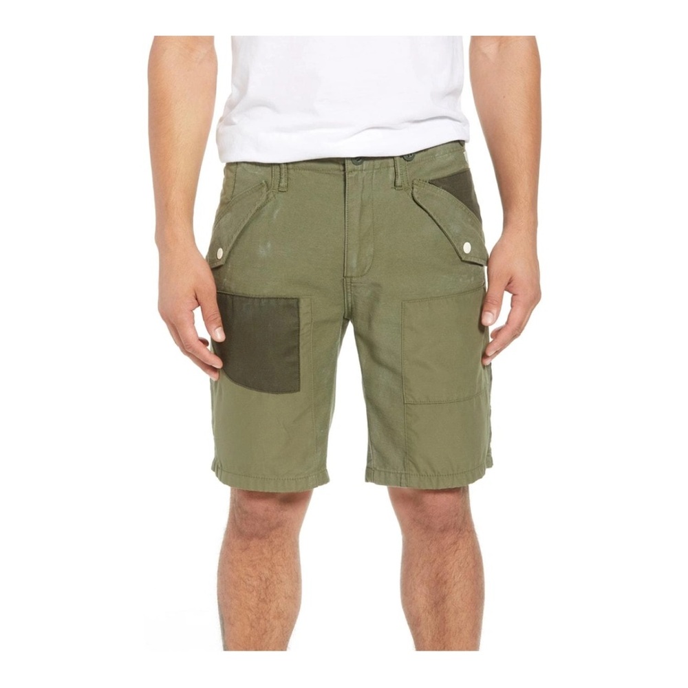 ★ Scotch & Soda Amsterdam Couture Cargo Shorts - Green ★ - Picture 5 of 17